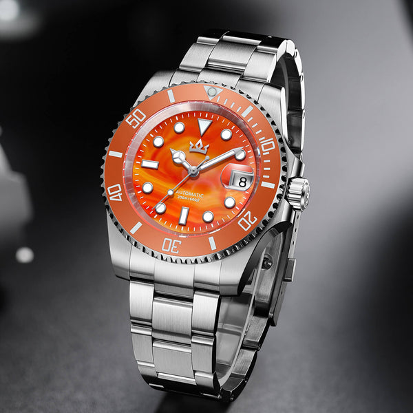 K012 Sardonyx Stone Dial Automatic Dive Watch