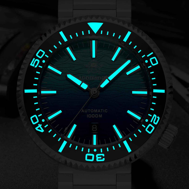 Addiesdive 46mm Puck Style Diver Watch AD2526 – 1000M Water Resistant, Japan 8215 Automatic