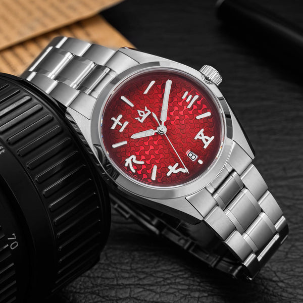 K011 AddiesKIN 38mm Ancient Chinese Numeral Dial Miyota 9015 Automatic Watch