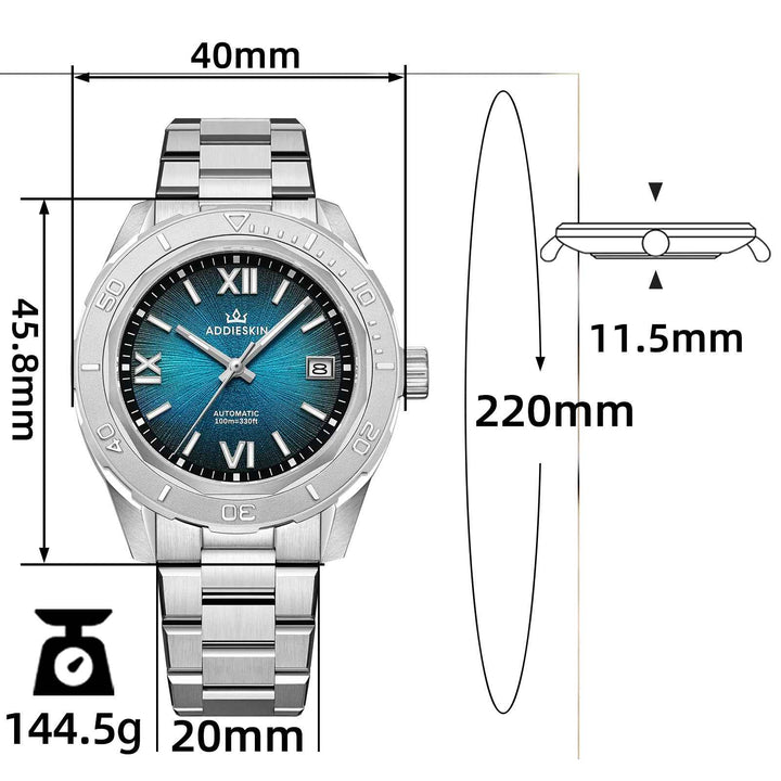 AddiesKIN K002 “Urban Mechanica” Automatic 9015 Men’s Watch