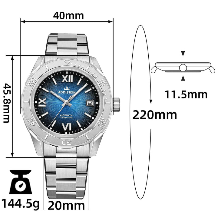 AddiesKIN K002 “Urban Mechanica” Automatic 9015 Men’s Watch