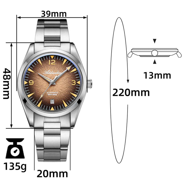 ★October Sale★Addiesdive 39mm Breath of the Ocean Automatic 8215 Men Watch ，AD2508