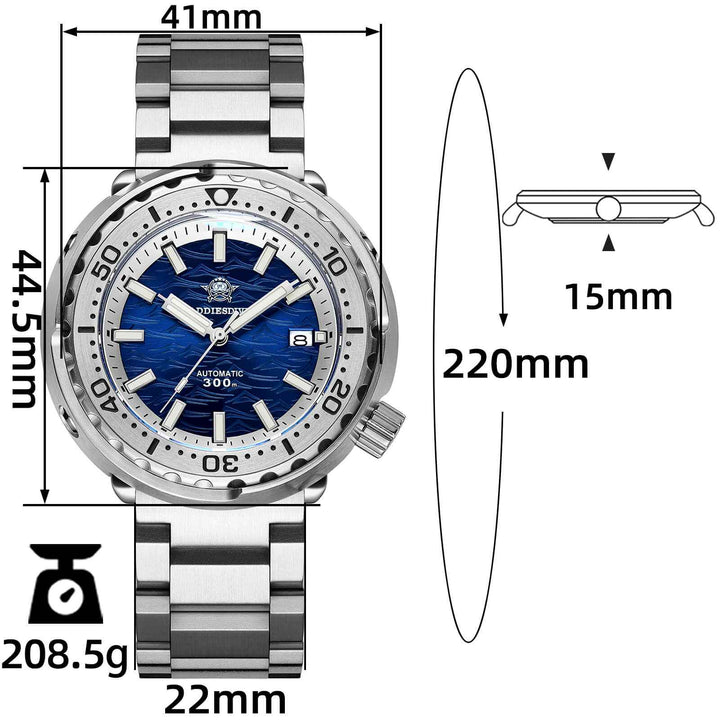 Addiesdive Tuna Diver Automatic Watch AD2098