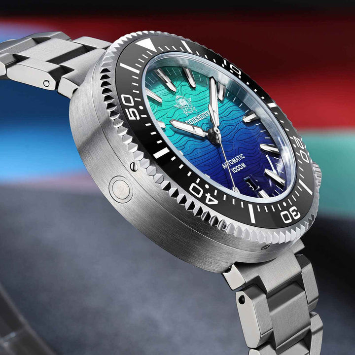 Addiesdive 46mm Puck Style Diver Watch AD2526 – 1000M Water Resistant, Japan 8215 Automatic