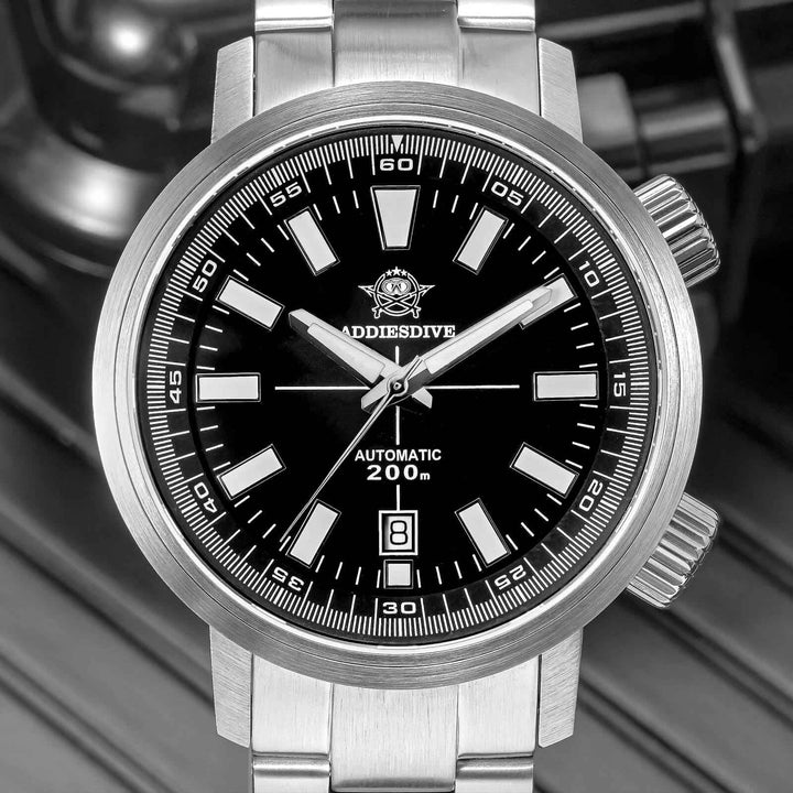 Addiesdive Dual Crown Captain Willard 6105 Homage AD2093