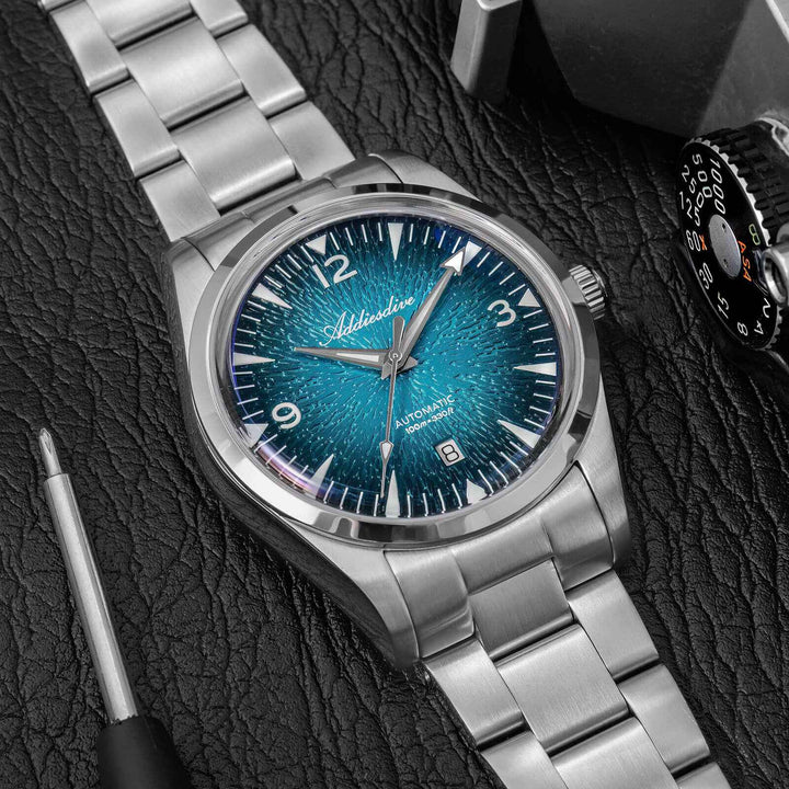 ★October Sale★Addiesdive 39mm Breath of the Ocean Automatic 8215 Men Watch ，AD2508