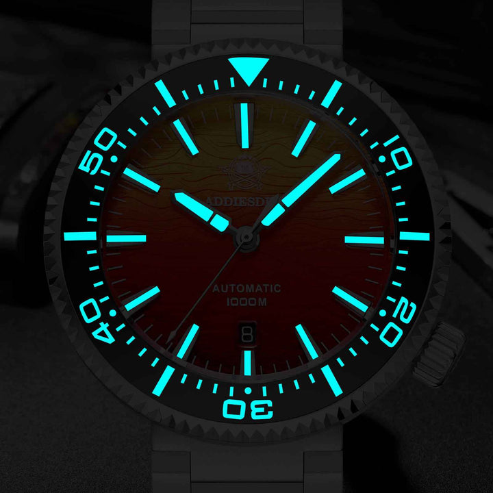 Addiesdive 46mm Puck Style Diver Watch AD2526 – 1000M Water Resistant, Japan 8215 Automatic