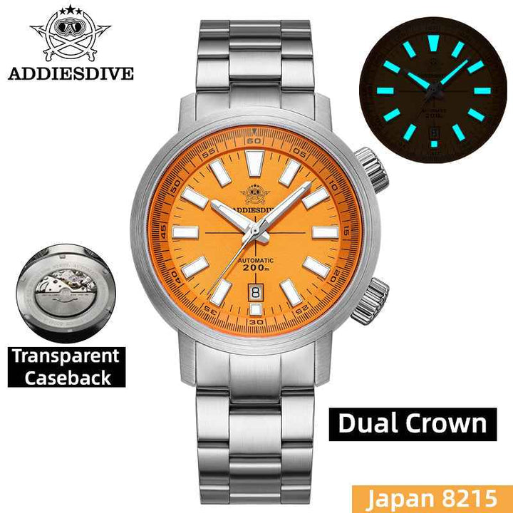 Addiesdive Dual Crown Captain Willard 6105 Homage AD2093